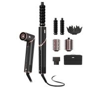 Shark FlexStyle 5-in-1 Air Styler & Hair Dryer with Auto-Wrap Curlers, Paddle Brush, Oval Brush, Concentrator, Diffuser and Storage Case, No Heat Damage, Black/Rose Gold HD446UK