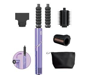 Shark FlexStyle Hair Dryer & 4-in-1 Multistyler | Curl, Straighten, Volumise & Smooth | No Heat Damage | Auto-Wrap Curler | All Hair Types | Storage Bag - Limited Edition Orchid Sunrise