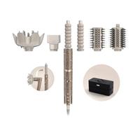 Shark FlexStyle Sparkle Limited Edition Champagne Diamond 5-in-1 Air Styler & Hair Dryer: Auto-Wrap Curlers, Paddle Brush, Oval Brush, Concentrator, Diffuser, Storage Case, No Heat Damage HD446JSUK