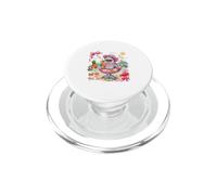 Shark Floral Costume On Beach Matching Summer Vacation PopSockets PopGrip for MagSafe