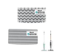 Shark Genuine Steam Mop Replacement Pads 2 Pack - 1 Dirt Grip & 1 Scrub Pad Included, Machine Washable, Designed for Sealed Hard Floors, Compatible with Shark S1000 & S2000 Series ONLY, 1153FCS2000