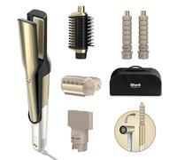 Shark Glam Sleek Straight Waves & Curls Multi-Styler, Gloss Lock Shine Technology, Silki Air Straightener, Glossi Styler for Smooth Blow Dries, Auto-Wrap Curlers, Frizzfighter Tool, HD6051SUK