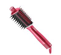 Shark Glossi 2-in-1 Hot Tool and Air Glosser Raspberry, Salon Quality, Cermaic Plates, Volumise, Frizz Free, Gloss Lock, All Hair Types HT302UKBP