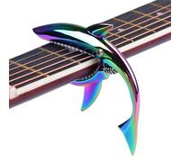 Shark Guitar Capo Pretty Cool Capo for Electric Acoustic Classical Guitar Ukulele Zinc Alloy Spring Capo (Colorful)