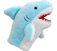 Shark hand puppet and glove toy with movable mouth, suitable for parent-child interaction and ventriloquism performance3PCS
