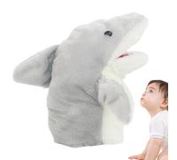 Shark Hand Puppet - Cartoon Shark Sock Puppet, Soft Interactive Toy Glove For Telling Stories, Cute Sea Animal Doll | Funny F Accessory