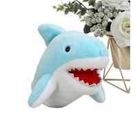 Shark Hand Puppet: Grey Fabric Toy Figure for Telling Stories, Character with Mobile, Soft Interactive Role Playing Accessory, Help for Ima Play