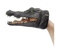 Shark Hand Puppet Latex Crocodile Animal Head Toys Dinosaur Puppets for Kids Interactive Story Toys Halloween Xmas Gifts for Boys Girls (Crocodile)