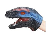 Shark Hand Puppet Latex Crocodile Animal Head Toys Dinosaur Puppets for Kids Interactive Story Toys Halloween Xmas Gifts for Boys Girls (Dinosaur)