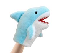 Shark Hand Puppet - Plush, 7.87in, Plush Storytelling Toy, Interactive Design | Educational Storytelling Hand Puppet, Stuffed Shark Puppets for home, classroom, kindergarten, daycare