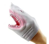 Shark Hand Puppet - Soft Rubber Crocodile Style Glove, Marine Animal Role Play Toy, Interactive Simulation Puppet | Reusable Pretend Play Glove For Kids Bath Pool Home School Classroom Use