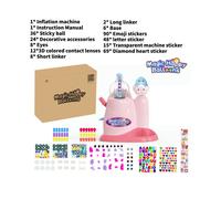 (Shark) Happy Balloons Magic Diy Sticky Balls Inflatable Bubble Toys Creative Machine