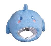 Shark Hat, Costume Headpiece, Soft Animal Head Cover 11.81x13.78 inches, Breathable Fabric Design, Ideal for Birthday Parties, Halloween, Role Play, Festival Dress-Up, Stage or Carnival Fun