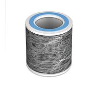 Shark HE1FKBASMB Air Purifier Replacement Filter with Anti-Allergen True HEPA + Microban, Compatible with HP100 Series, White