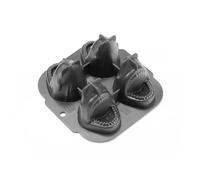 Shark Ice Mold, A Mold for Making Homemade Flavored Frozen Snacks. A Large Shark-Shaped Silicone Ice Cube Mold That Can Make Giant Shark-Shaped Whiskey Ice. (Grey Head)