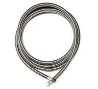 Shark Industrial 10 FT Stainless Steel Braided Ice Maker Hose with 1/4" Comp by 1/4" Comp Connection