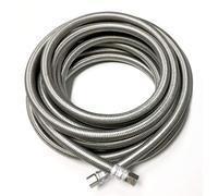 Shark Industrial 25 FT Stainless Steel Braided Ice Maker Hose with 1/4