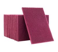 Shark Industries 6"""" x 9"""" Scuff Pads - Burgundy - Medium 20 Pk