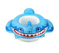 Shark Inflatable Pool Float Kids - Water Squirt Swimming Seat | Inflatable Shark Float with Built In Water Sprayer and Boat Style Design for Children | Pool Floats Toy - Beach Waters Park Summer