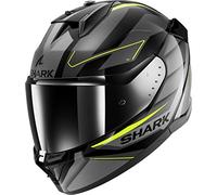SHARK, Integral Motorcycle Helmet D-SKWAL 3 Sizler Black/Grey/Yellow Kay, M