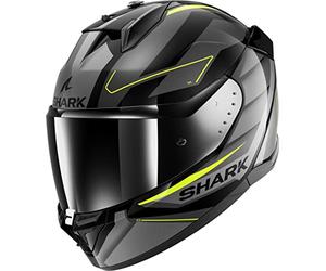 Shark, Integraler Motorradhelm D-SKWAL 3 SIZLER Black / Grey / Yellow Kay,