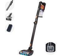 Shark IZ300UK Cordless Stick Vacuum: 60-Min Run Time, DuoClean PowerFins, Flexology, Anti-Hair Wrap, LED Display & Headlights, 20cm Crevice Tool