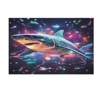 Shark Jigsaw Puzzle for Adults 1000 Piece for Kids Age 12 Years Up Woodiness Puzzles Educational Game （75×50cm）