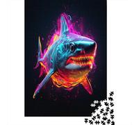 Shark Jigsaw Puzzles for Adults 1000 Piece Jigsaw Puzzles for Adults,JigsawPuzzle 1000 Pieces for Adults Challenging Puzzle Games 1000pcs (75x50cm)