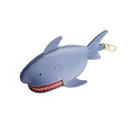 Shark Keychain Holder,Novelty Shark Wallet - Shark Wallet,Cute Zipper Wallet, Animal Zipper Keychain, Cartoon Cosmetic Goods Bag, Mu, Single Attribute, Consulte la descripción, See description