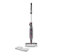 Shark Klik n' Flip Automatic Steam Cleaner for Hard Floors with Intelligent Steam Control, Steam Blaster, with 2 Washable Cleaning Pads, 350 ml, 6 m Cable, Grey/Bordeaux S6003EU