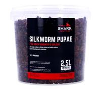 Shark Koi Pond Treats Silkworm Pupae Insect Food for Fish 2.5L