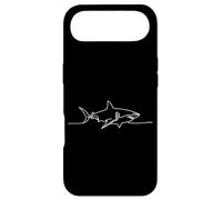 Shark Line Art Minimalist Ocean Predator Drawing Case for iPhone Air