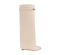 Shark Pinch Boots - female - Givenchy - High Boots - Beige - 5 UK - Shoes 5 UK