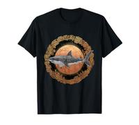 Shark Lover Mammal Artwork Sea Ocean Animal Motif Sharks T-Shirt