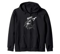 Shark Lover Ocean Marine Biology Scuba Diver Zip Hoodie