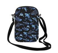 Shark Lovers Gift Shark Crossbody Bag Marine Biology Gift Nautical Gift Ocean Sea Animal Gift Sea Life Gift (Shark Cr UK)