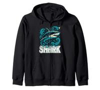 SHARK lovers great predatory fish hunters of the deep ocean Zip Hoodie