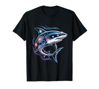 Shark Marine Biology Animal Artwork Sea Ocean Sharks Lover T-Shirt