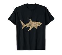 Shark Marine Biology Animal Artwork Sea Ocean Sharks Lover T-Shirt