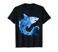 Shark Marine Biology Animal Artwork Sea Ocean Sharks Lover T-Shirt