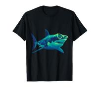 Shark Marine Biology Animal Artwork Sea Ocean Sharks Lover T-Shirt