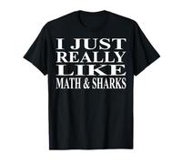 Shark Math Apparel | Awesome Funny Sharks Lover Design T-Shirt