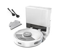 Shark Matrix Plus 2-in-1 Robot Vacuum and Mop with Self-charging Base, Grey | Deep-cleans Carpets, Hard Floors and Pet Hair - 3D LiDAR Navigation - Wi-Fi / App - 2 Pads and 2 Brushes in rey