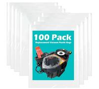 Shark Messmaster Accessories,Vacuum Plastic Bags Compatible with Shark MessMaster PortableWet Dry Vacuums VS100, VS101, VS100C（100PCS)
