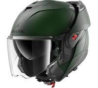 SHARK, Modularer Motorradhelm OXO BLANK Dark Green Mat G02