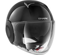 SHARK NANO CRYSTAL DUAL BLACK gloss black-matt black XS
