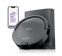 Shark Navigator Robot Vacuum and Self-Empty Base with Bagless 60-Day Capacity Self-Empty Base, SmartPath Navigation, Powerful Pet Hair Pickup, Anti-Hair Wrap, For Carpets & Hard Floors, Grey, RV2120AE