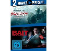 SHARK NIGHT - DAS GRAUEN LAUERT IN DER TIEFE/BAIT -HAIE IM SUPERMARKT 2 DVD NEW