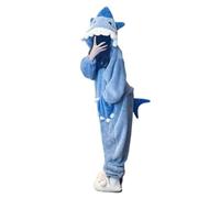 Shark Onesie Adult,Wearable Shark Blanket Pajamas - Shark Sleeping Bag Wearable Blanket Hoodie for Adults Kids for Girls Winter