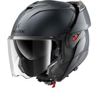 Flip-Up Helmet Shark OXO BLANK Gun Metal